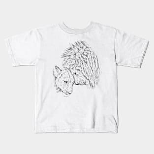 Wildlife - Lions Love Kids T-Shirt